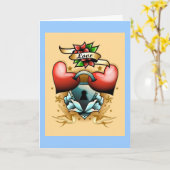 Meine Liebe für dich baut Karte aus (Gelbe Blume)