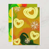 Meine Liebe für meine Katze Einladungspostkarte (Vorne/Hinten)