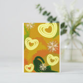 Meine Liebe für meine Katze Einladungspostkarte (Stehend Vorderseite)