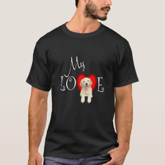 Meine Liebe Golden Retriever Liebe 2 T-Shirt