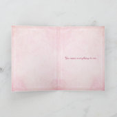 Meine Liebe-Grußkarte Karte (Innenseite)