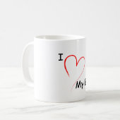 Meine Liebe I Kaffeetasse (Vorderseite Links)