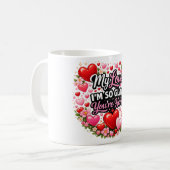Meine Liebe, ich bin so froh Kaffeetasse (Vorderseite Links)