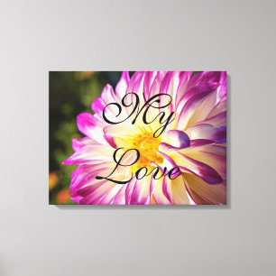 Meine Liebe individuelle Leinwand-Kunst-Druck-Dahl Leinwanddruck