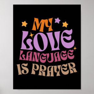Meine Liebe ist das Gebet Christus Jesus Lover W Poster