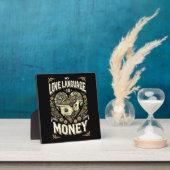 Meine Liebe ist Geld, lustiger Trick Fotoplatte (InSitu)