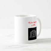 Meine Liebe ist HTML Kaffeetasse (VorderseiteRechts)