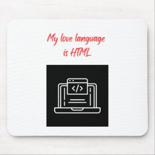 Meine Liebe ist HTML Mousepad
