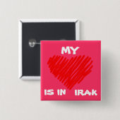 Meine LIEBE ist im IRAK Button (Vorne & Hinten)