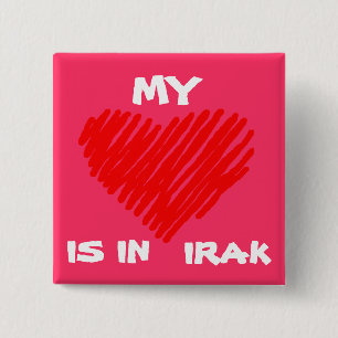 Meine LIEBE ist im IRAK Button