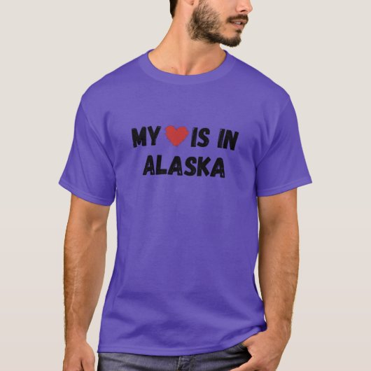Meine Liebe ist in Alaska T-Shirt (Vorderseite)