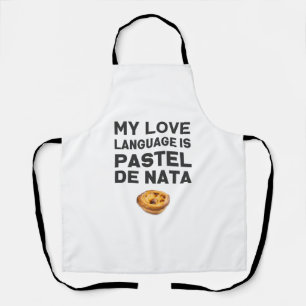 Meine Liebe ist Pastel de Nata Schürze