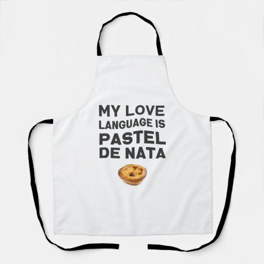 Meine Liebe ist Pastel de Nata Schürze (Vorderseite)