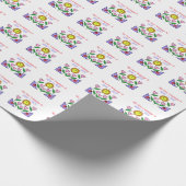 Meine Liebe ist "Sau" - "nähen" Geschenkpapier (Ecke)