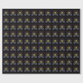 Meine Liebe ist "Sau" - "nähen" Geschenkpapier (Flach)