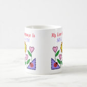 Meine Liebe ist "Sau" - "nähen" Kaffeetasse (Mittel)