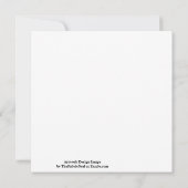 Meine Liebe ist "Sau" - "nähen" Karte (Rückseite)