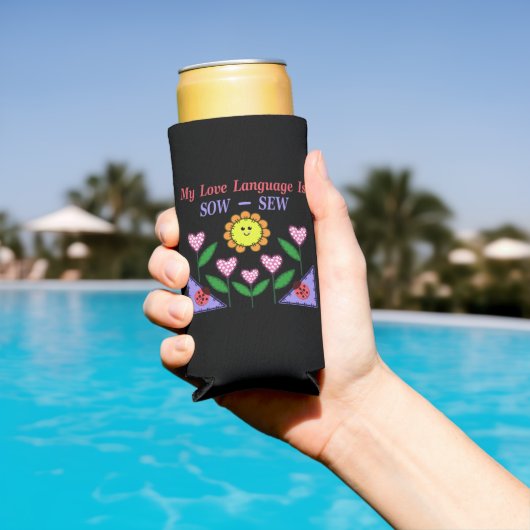 Meine Liebe ist "Sau" - "nähen" Selters Dosenkühler (In Situ Pool)