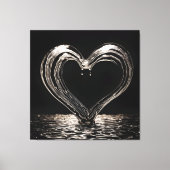 Meine Liebe ist tief Leinwanddruck (Vorderseite)