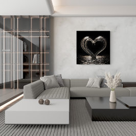 Meine Liebe ist tief Leinwanddruck