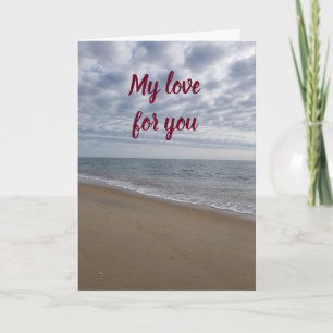 ***MEINE LIEBE IST TIEFER ALS DIE OCEAN*** LIEBE C FEIERTAGSKARTE