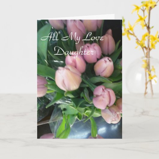 Meine Liebe Karte (Gelbe Blume)