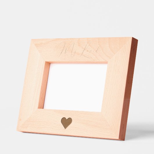 Meine Liebe - lasergravierte Bilderrahmen mit Gehö Geätzte Rahmen (Links)