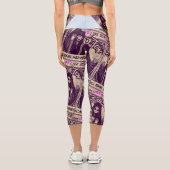 Meine Liebe Leben ist ein Skelett Alle Knochen kei Capri Leggings (Rückseite)