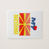 Meine Liebe Macedonia Puzzle (Horizontal)