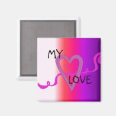 Meine Liebe Magnet (Vorderseite/Rückseite)