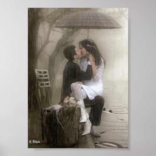 Meine Liebe, Mama Amour l'huile Impresionis Poster (Vorne)