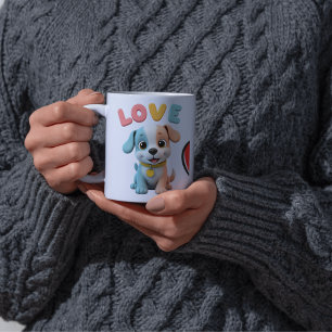 Meine Liebe Meine Haustier Saga Minimalist Beste,  Kaffeetasse