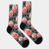 Meine Liebe, meine Socken: Personalisierter Valent Socken (Rechts)