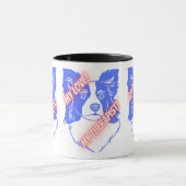 Meine Liebe meine Therapeutin Hunde Tasse (Zentrum)