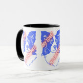 Meine Liebe meine Therapeutin Hunde Tasse (Vorderseite Links)