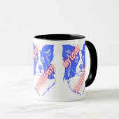Meine Liebe meine Therapeutin Hunde Tasse (VorderseiteRechts)