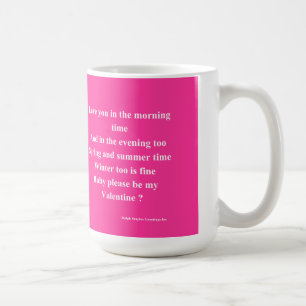 Meine Liebe meine Valentine Kaffeetasse