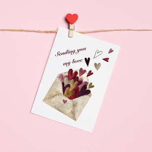 Meine Liebe möchte Ihnen den Valentinstag wünschen Magnetkarte
