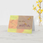 meine liebe Mutter Karte (Gelbe Blume)