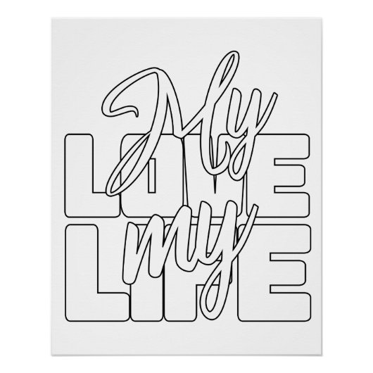 Meine Liebe Poster (Vorderseite)