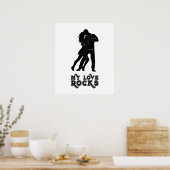 Meine Liebe Rocks - Dancing Couple Poster (Küche)