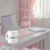 Meine Liebe ❤️ - Romantisches Minimalistisches Zit Kaffeetasse