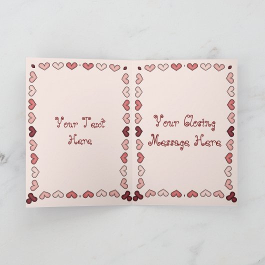 Meine Liebe Snowman Feiertagskarte (Innenseite)