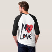 Meine Liebe T-Shirt (Schwarz voll)