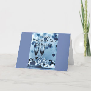 ***MEINE LIEBE*** VALENTINE HAT WÜNSCHE FÜR DEN AB FEIERTAGSKARTE