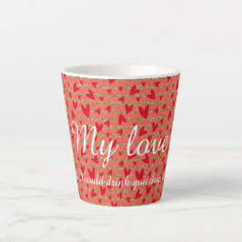 Meine Liebe wünsche ich... Version 2. Milchtasse
