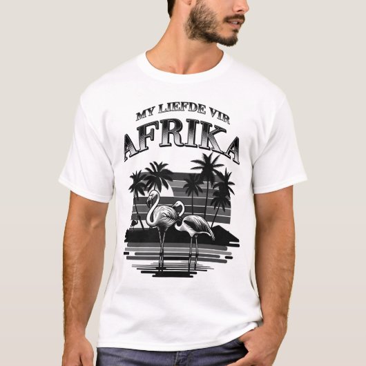 Meine Liebe zu Afrika (Afrikaans) T-Shirt (Vorderseite)