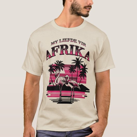Meine Liebe zu Afrika (Afrikaans) T-Shirt (Vorderseite)
