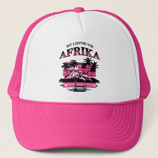 Meine Liebe zu Afrika (Afrikaans) Truckerkappe (Vorderseite)