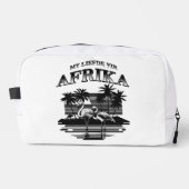 Meine Liebe zu Afrika (Afrikaans) Waschbeutel (Vorderseite)